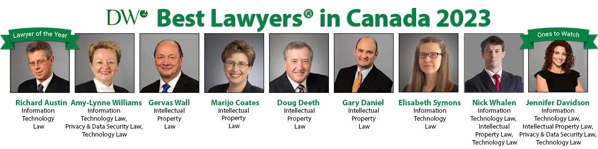  Nine Lawyers named in Best Lawyers in Canada, 2023