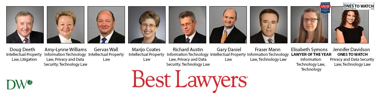 Nine DWW Lawyers named in the 2022 Edition of Best Lawyers in Canada