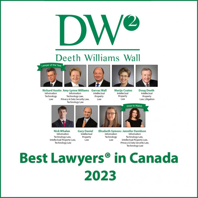 Nine Deeth Williams Wall Lawyers Recognized in the 2023 Edition of Best ...